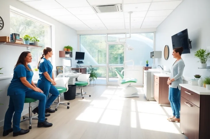 Ventura Bright Dental team providing friendly patient care in a modern, inviting clinic environment