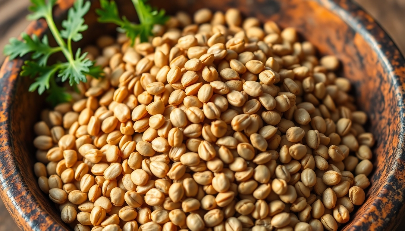 Coriander Seeds displayed in a rustic bowl highlighting their freshness and texture for culinary use